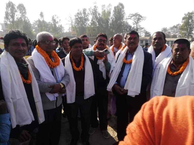 गढीमाई नपाकाे मेयर यादबद्धारा एक तल्ले चारकोठे बिधालय भवनको उद्धघाटन ।